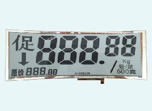 10.8寸柔性段碼顯示屏